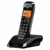 MOTOROLA DECT TELEFON S12 SINGLE NEGRO crni