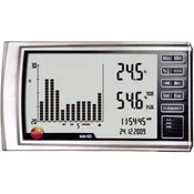TESTO higrometer S SHRANJEVALNIKOM PODATKOV TESTO 623