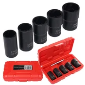 Kraft&Dele KOMPLET NASTAVKOV ZA VIJAKE Z STROJNO OBDELANIM VRVITKOM 1/2 17-27 mm, 6-DELNI