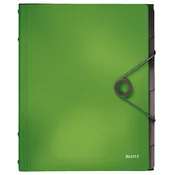 LEITZ Masivna mapa LEITZ, DIN A4, PP, 6 predelkov, svetlo zelena, (21652001)