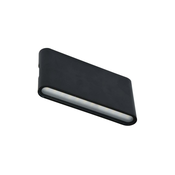 Ecolite ZFP12-CR - LED spoljašnje zidno svetlo BRICK 2xLED/6W/230V IP65 crna