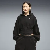 PUMA Street Glam Bedazzled Hoodie Women, Clothing, Black, XS