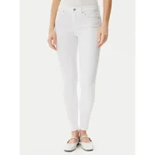 Tommy Hilfiger Jeans hlače Como WW0WW44361 Bela Slim Fit