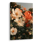 Slika nežni cvetovi poletnega vrta - 60x90