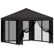 vidaXL vidaXL Vrtni gazebo s stranskimi stenami 3 x 3 m Antracit, (5000218833)