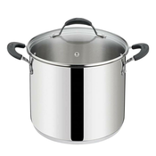Lagostina Lonec s pokrovom New Tempra 24cm/8,9l/dvojni ročaj/indukcija/inox 18/10, steklo, (20515221)