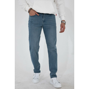 23648 Dewberry Regular Fit Stretchy Hlt Denim Mens Jeans-BLUE