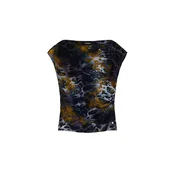 Desigual Majica rjava/črna