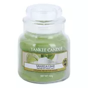 Yankee Candle Vanilla Lime dišeča sveča  104 g Classic majhna