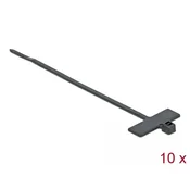 Delock vezice za kabele s etiketama, V 200 x Š 2,5 mm, 10 komada, crne