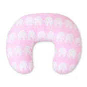 shumee Snemljiva blazina za hranjenje s fižolovo vrečko - Pink Elephants