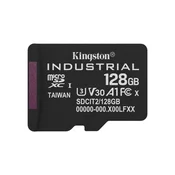 Kingston Industrial/Micro SDXC/128GB/UHS-I U3/Razred 10 SDCIT2/128GBSP