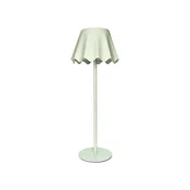 Svetlo zelena kovinska LED zatemnitvena namizna svetilka (višina 36 cm) – Brandani