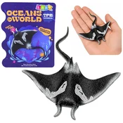 slomart LEAN TOYS GUMIJASTA SKATI - Realistična Figurica Morske Ribe, 13 cm