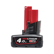 MILWAUKEE AKU.BATERIJA M12 B4 Redlithium-Ion 12V 4,0Ah