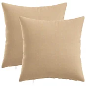 vidaXL Prevleka za blazino 2 kos HEERLEN Krem 35 x 35 cm Blago