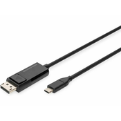 Digitus adapter DisplayPort to USB Tip C kabel 2m 8K 30Hz obojesmerni AK-300334-020-S