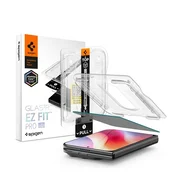 Spigen Glas.Tr Ez Fit Privacy zaščitno steklo za iPhone Duo, črno