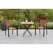 Gardenson VRTNA GARNITURA SCHLOSSGARTEN jeklo barve grafita, naravne barve