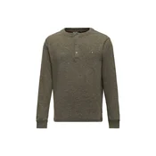 INDICODE JEANS Pulover Dorburn Grandad oliva