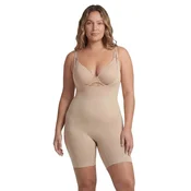 cfab Oblikovanje postave Bodysuit Sculpting Shapewear mit offener Brust bež
