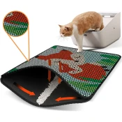Aberto Design Prostorika za toalet za macke Nrszn0097, 45 x 60 cm, Šarena