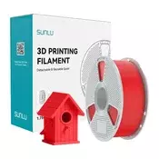 SUNLU Rdeč ASA Filament za zunanjo uporabo