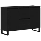 Vidaxl Strani šal Črna Orehovina 101,5 x 35 x 70 cm Konstruiran les