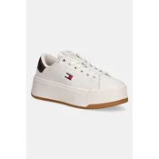 Tommy Jeans TJW SCRIPT CUPSOLE FLATFORM superge ženske usnjene