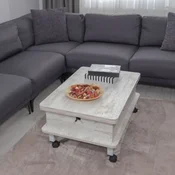 Hanah Home Sto za dnevnu sobu Helsinki, 90x40x60 cm, Prljavo beli