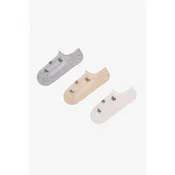 Penti Nogavice PENTI Ribbon Jacquard Schleifenmuster Paar Sneaker-Socken mešane barve