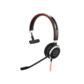 Jabra EVOLVE 40 UC Mono USB Headband, Noise cancelling, USB and 3.5 jack connectivity, with mute-button and volume control on the cord, Busylight , Discret boomarm (6393-829-209)