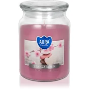 eoshop Sveča v kozarcu SPA VRT dišeč 500g