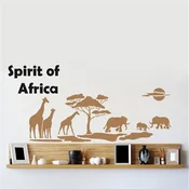 XXL 5-delna šablona Duh Afrike 140 x 84 cm