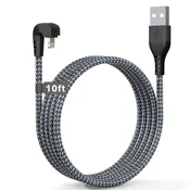 Pravokotni 90° Lightning kabel 3 m – MFi certificiran, hitro polnjenje 2,4 A