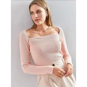Bianco Lucci Pulover svetlo roza