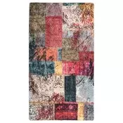 Perivi tepih s patchworkom 190 x 300 cm raznobojni