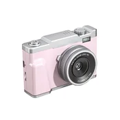 INF 4K CCD digitalni fotoaparat z dvojno kamero in 2.4 inch zaslonom Pink, (5000446498)