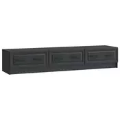 TV ormar s ladicama Crna 147 x 34,5 x 27 cm Konstruirano drvo
