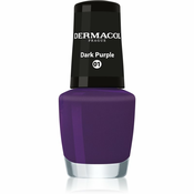 Dermacol Mini lak za nokte nijansa 01 Dark Purple 5 ml