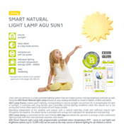 Agu Baby Lampa sa prirodnom svetlošcu smart Sunny