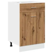 Vidaxl Spodnja omarica s predalom “Lyon” artisan hrast 50x46x81,5cm