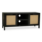 Črna TV omarica 120x52x38 cm Sherman – Premier Housewares