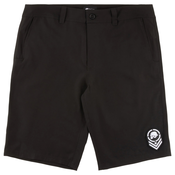 Moške kratke hlače (kopalke) METAL MULISHA - CROOKED HYBRID BLK - BLK_MMBSB1001.01