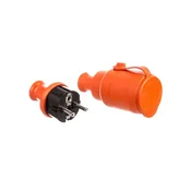 JO! Komplet stikal (vtičnica GN-H2 + vtič WT-40H) IP44 oranžna ZP-H2
