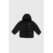 Otroška puhovka adidas Originals DOWNACKET črna barva, IX7493