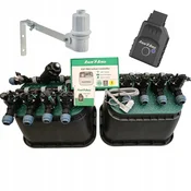 Komplet Rain Bird z 8 postajami, zbiralnik s filtrom in kompresorjem, TM2, LNK, RSDBex, 2 jaška, PE 25