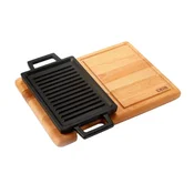 Cast iron grill, 20.7 x 13.7 cm, with double stand - LAVA
