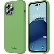 Sign Tekoči silikonski ovitek za iPhone 14 Pro - Jade Green