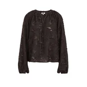 WE Fashion Bluza temno rjava